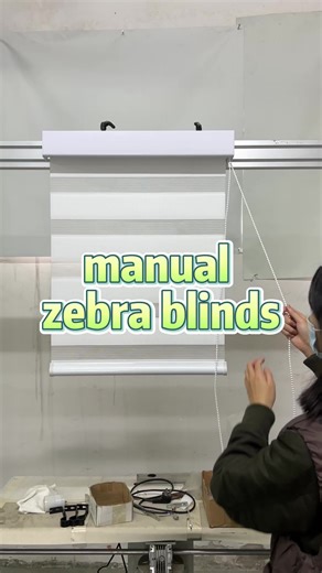 Manual Zebra Blinds Installation Guide