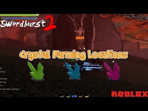 Swordburst 2: crystal farming locations | Roblox | (2021)