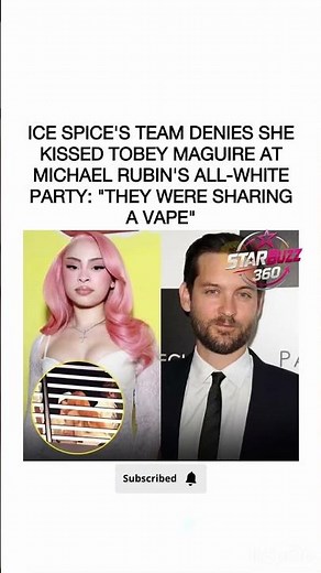 Ice Spice and Tobey Maguire?! The truth behind THIS viral photo... 🤯🕷️ #IceSpice #TobeyMaguire