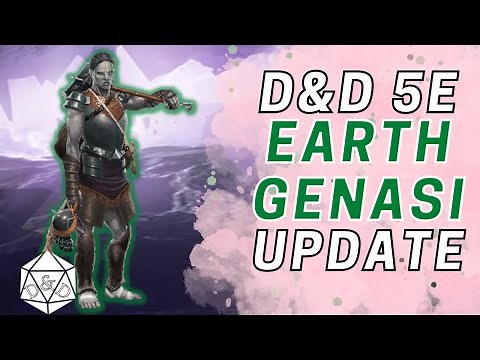 Frontliners LOVE This Race | Earth Genasi D&D 5e Race Update Deep Dive