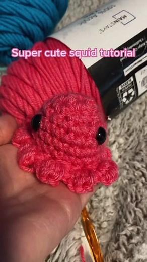 Cute Squid Crochet Tutorial for Beginners