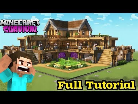 How to build a house in Minecraft | how to build a modern house in Minecraft