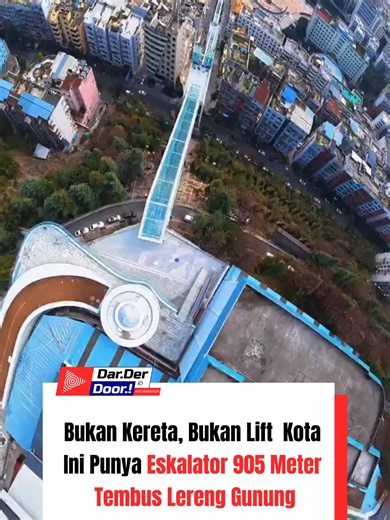 Kota pegunungan Chongqing kembali bikin dunia terpukau lewat proyek Shennü Escalator di Wushan. Eskalator ini membentang sekitar 905 meter dengan elevasi lebih dari 240 meter setara gedung sekitar 80 lantai. Bukan satu unit tunggal, sistemnya terdiri dari rangkaian eskalator yang saling terhubung, membentuk koridor transportasi vertikal untuk mengatasi medan ekstrem kota. Infrastruktur ini juga dirancang memangkas perjalanan lereng gunung yang sebelumnya memakan waktu hampir satu jam. Menariknya