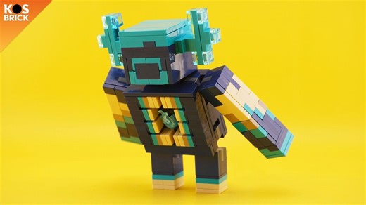 乐高我的世界监守者MOC拼搭教程