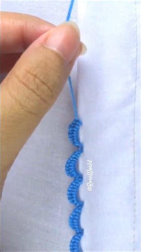 big bule bullion stitch border lace design🔥🔥