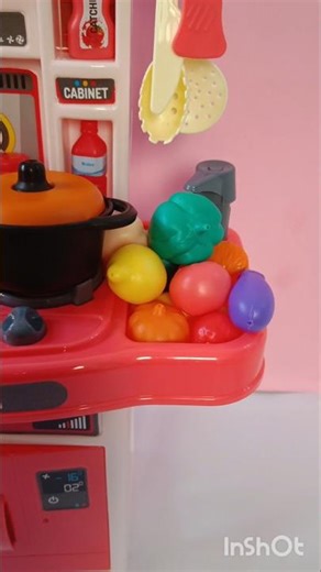 “Fruity Fun in the Kitchen: Toy Set Unboxing!” 🍎🍌 #youtube #toys #shots