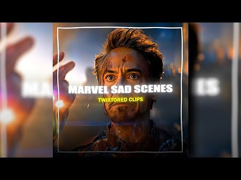 Marvel sad scenes Part 1 | 4K Twixtor + CC | Free Clips