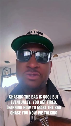 Chasing the bag is cool but eventually, you get tired. Learning how to make the bag chase you