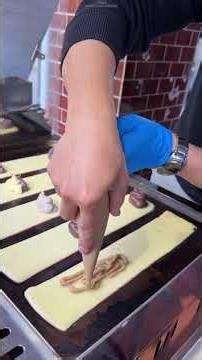 Amazing Pancake Making Machine in Taiwan #satisfying #streetfood #viral
