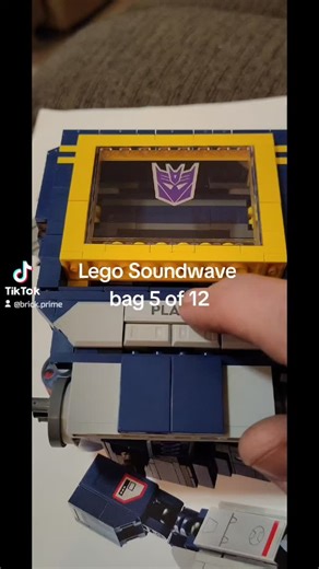 Brick Builder Prime on Instagram: "#brickbuilderprime #lego #transformers #soundwave #legotransformers #legosets"
