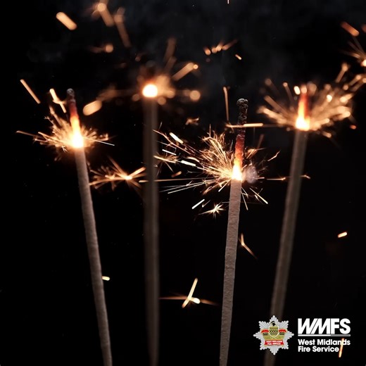 ✨ Sparkler safety tips ✨ Always dispose of used sparklers safely. Have a bucket of water or sand ready to put them in after they've gone out. But remember... they stay hot for a long time, even after they've gone dark, so never pick up a used sparkler until it's had time to fully cool! Celebrate safely! #SparklerSafety #StaySafe | West Midlands Fire Service