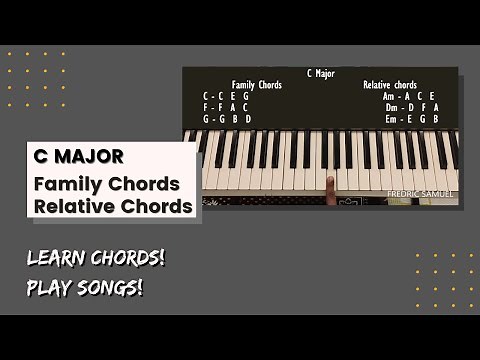 C Major Family Chords & Relative Chords | Improve your Chords playing skills