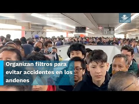 “No se empujen señores”: Vuelve el caos y la aglomeración en el Metro tras el 10 de mayo