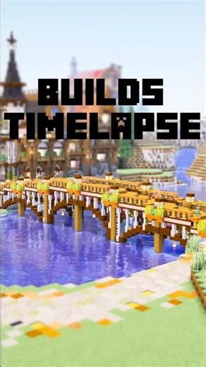アーチ橋を建ててみたよ🌉【Minecraft】#minecraft #minecraftshorts #minecraftbuilding