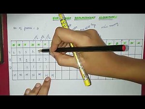 FIFO Page replacement algorithm | Operating Systems | First In First Out | Tamil Anna University