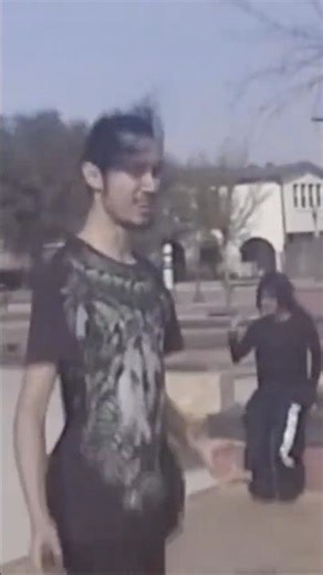 No Way He Just Landed That!#camcorder #skateboarding