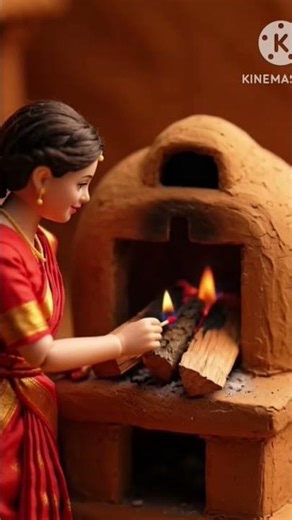 maniature doll making samosa #miniature #miniaturecoocking #samosa