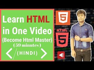 Learn html in one video in Hindi 🔥🔥🔥| Become master in HTML in one video🔥🔥