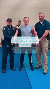 12K views · 98 reactions | APPD Officer Pershon takes a 5 second ride, so you don’t have to. Stay safe in 2024, we got you. We do not own the rights to the music, Foghat does, and they are awesome. | Allen Park Police Department | Facebook