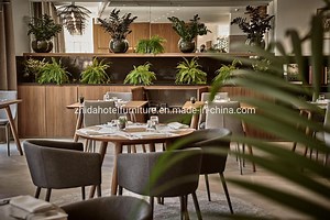 [Hot Item] Booth Sofa Dining Wooden Table Chair for Restaurant Furniture Set