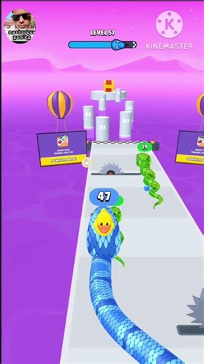 chota snake mere se age jayaga | 3d game level 15 #shorts #gaming