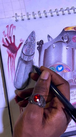 15 reactions | Cyber wars and digital bullets “2019” BallpointPen drawing on paper What are your thoughts on this?? Kindly leave a comment and Share #contemporaryartist #ballpointpenart #cybercrimes #cybersecurity #artificalintelligence | Charlse MBEH ARTS | Facebook