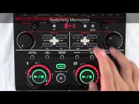RC-202 Quick Start chapter8 : Switching Memories While You Play