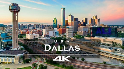4K Drone Journey Over Dallas – The Heart of Texas from Above