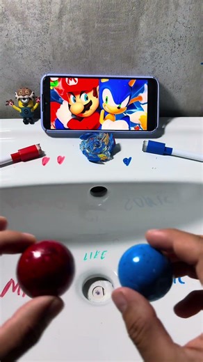 Sonic vs Mario Round 2 GETS INSANE 🔥 SHOCKING TWIST ⚡😲 #shorts #battle #trending