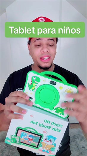 🦕💚 ¡La tablet favorita de los pequeños exploradores! 📱🎮 La Dinosaur Kids Tablet combina diversión y aprendizaje en un solo dispositivo. Con juegos educativos, apps interactivas y carcasa anticaídas, es perfecta para que los niños aprendan jugando. ¡Resistente, colorida y llena de aventuras! 🌈✨ #TabletInfantil #AprendizajeDivertido #DinosaurTablet #TecnologíaKids #regaloperfecto