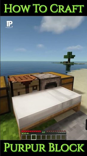 Minecraft: How To Craft Purpur Block #shorts
