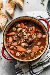 6.2K views · 133 reactions | This BEEF STEW is a cozy classic, especially good on cold nights! From the savory beef and bacon to the heartwarming vegetables and red wine beef broth- this stew is 100% delicious! https://tastesbetterfromscratch.com/beef-stew/ | Tastes Better From Scratch | Facebook