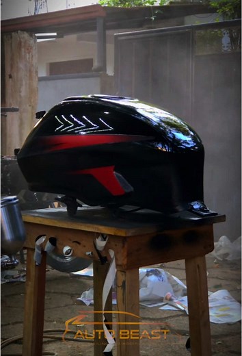 Full detailing ongoing. #slbikers🇱🇰 #trending #modified #carbonfibe #foryou #foryoupage #wrap #viralvideo #Auto_beast #yamaha #fzv1lovers #vypシ #templatecapcut #cenimatic #painting #deatailing