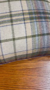Rustic Plaid Throw Pillow Cover: Green & Beige Tartan, Farmhouse Cabin Decor - Etsy