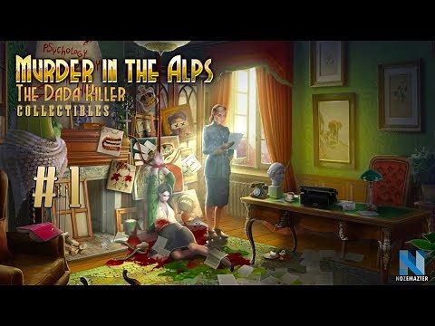[All Collectibles] Murder in the Alps: The Dada Killer #1 | Walkthrough | Gameplay