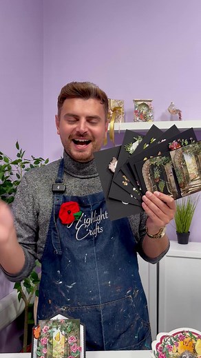 Join David tomorrow at 9am for a blooming beautiful show featuring the Two Red Robins Rose Garden collection — now at its lowest price ever! 😍 From layering delicate petals to creating stunning dimensional florals, this is the perfect time to stock up on one of our most-loved collections. With our favourite cheeky pup Alan of course! 🌸 📺 Watch live at Highlight Crafts, Facebook, Instagram or YouTube #TwoRedRobins #RoseGarden #Decoupage #CraftingCommunity #HighlightCrafts | Highlight Crafts
