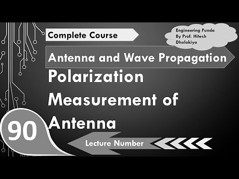 Polarization Measurement (Basics, Parameters & Experimental Set up) Explained in Antenna Measurement
