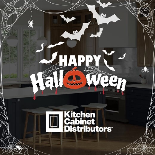 👻 Happy Halloween from all of us at KCD! 🎃 Wishing you a day full of treats, creativity, and just the right amount of spook. Whether it’s cabinet-inspired costumes or candy-filled kitchens, have a fang-tastic day! 🧙‍♀️🍬 #HappyHalloween #InspiringSpaces #SpookySeason | Kitchen Cabinet Distributors