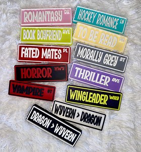Bookshelf Decor Street Sign – Customizable Library Genre Trope - Etsy