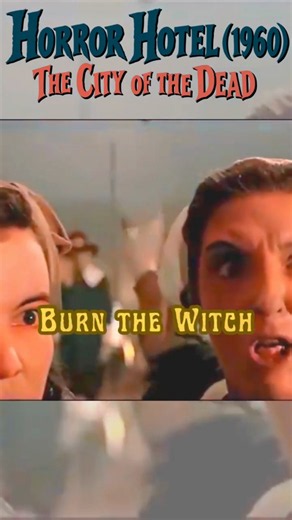 🔥 As the Flames Rise, She Swears Eternal Revenge | Horror Hotel (1960)