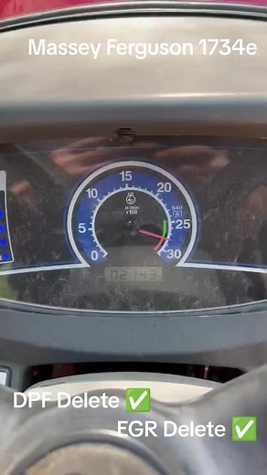 Massey Ferguson 1734e DPF and EGR Delete Success Story