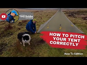 How to pitch your tent correctly | wild camping UK