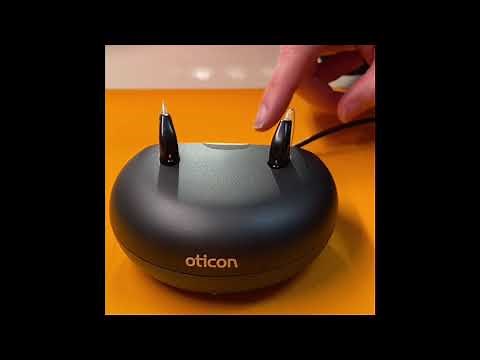 How to charge your Oticon rechargeable hearing aids