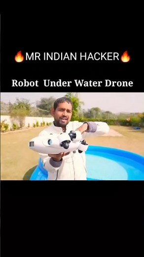 Robot Under Water Drone 🤔 | mr Indian hacker | #robot #experiment #shorts #mrindianhackershorts