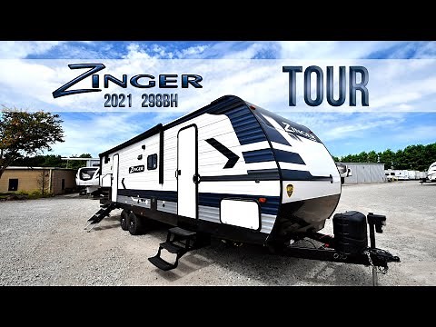 2021 CrossRoads Zinger 298BH Bunk House Travel Trailer w Outside Kitchen at Southern RV McDonough GA