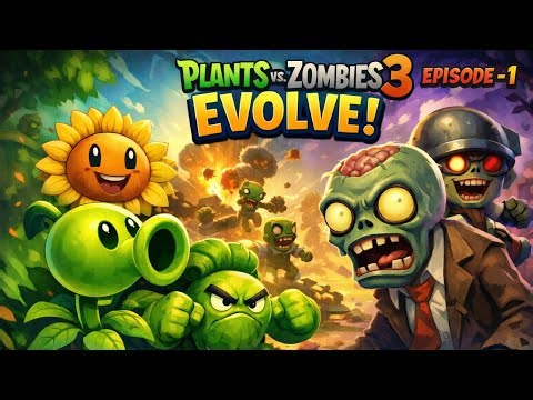 Plants vs Zombies 3 EVOLVE Gameplay 🌱|| Episode 1 ❤ || Crazy Start! 😎