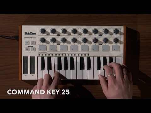 SubZero COMMANDKEY25 Universal MIDI Controller | Gear4music demo
