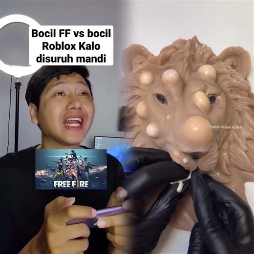 FF kids when told to take a shower vs Roblox kids when told to take a shower #shorts #funny #ff