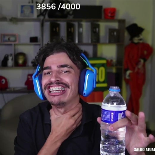 Tutorial de como beber água! 😂#bistecone