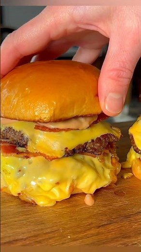 Betty's Smashed Bacon Cheeseburgers are a family favorite!